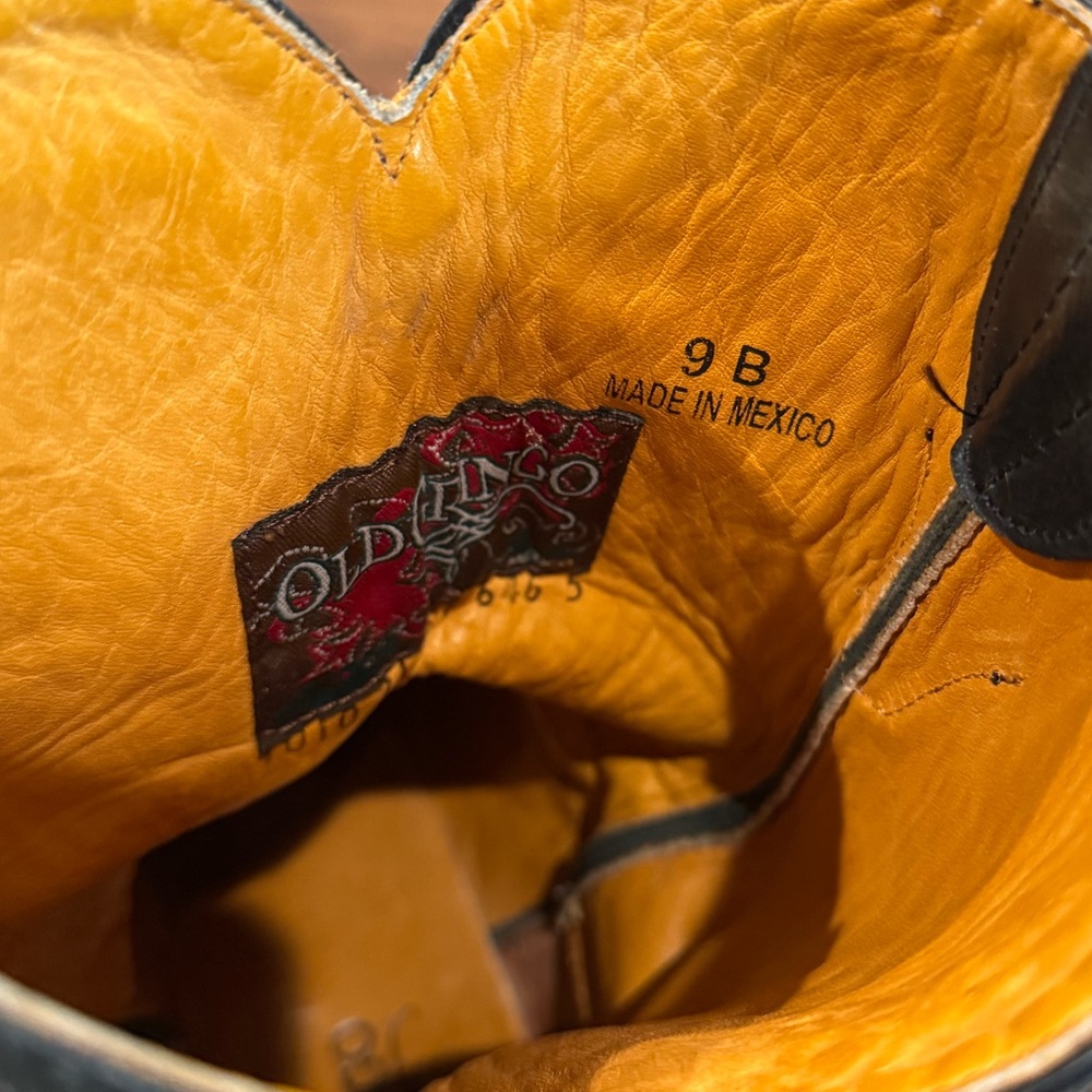 Old Gringo Black Cowboy Boots - Picture 2 of 4